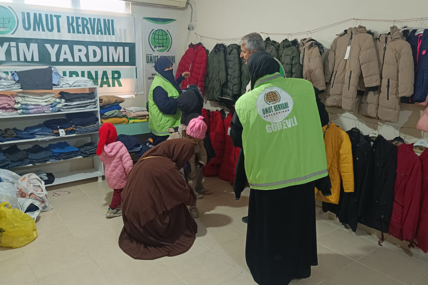 Umut Kervanı Ceylanpınar'da "umut" olmaya devam ediyor