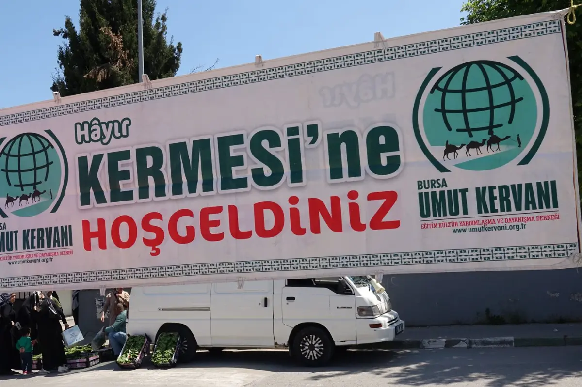 Bursa Umut Kervanı Kurban Bayramı öncesi ihtiyaç sahipleri yararına kermes düzenleyecek