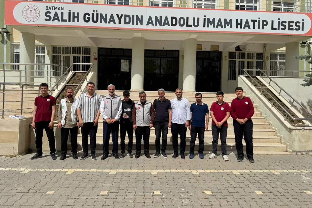 Batman'da öğrencilerden Gazze için anlamlı destek galeri görseli 2