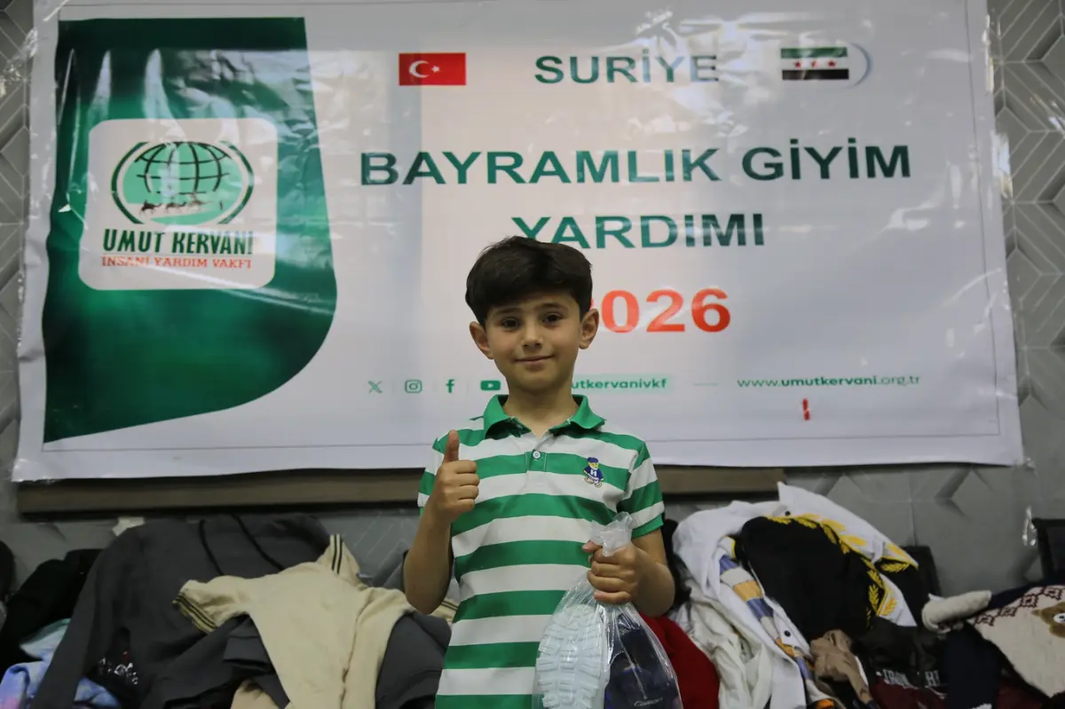 Umut Kervanı'ndan bayram öncesi Suriye'de yardım galeri görseli 3