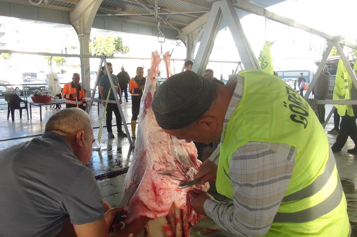 Gaziantep'te Umut Kervanı'nın kurban kesim ve dağıtım çalışmaları sürüyor galeri görseli 14