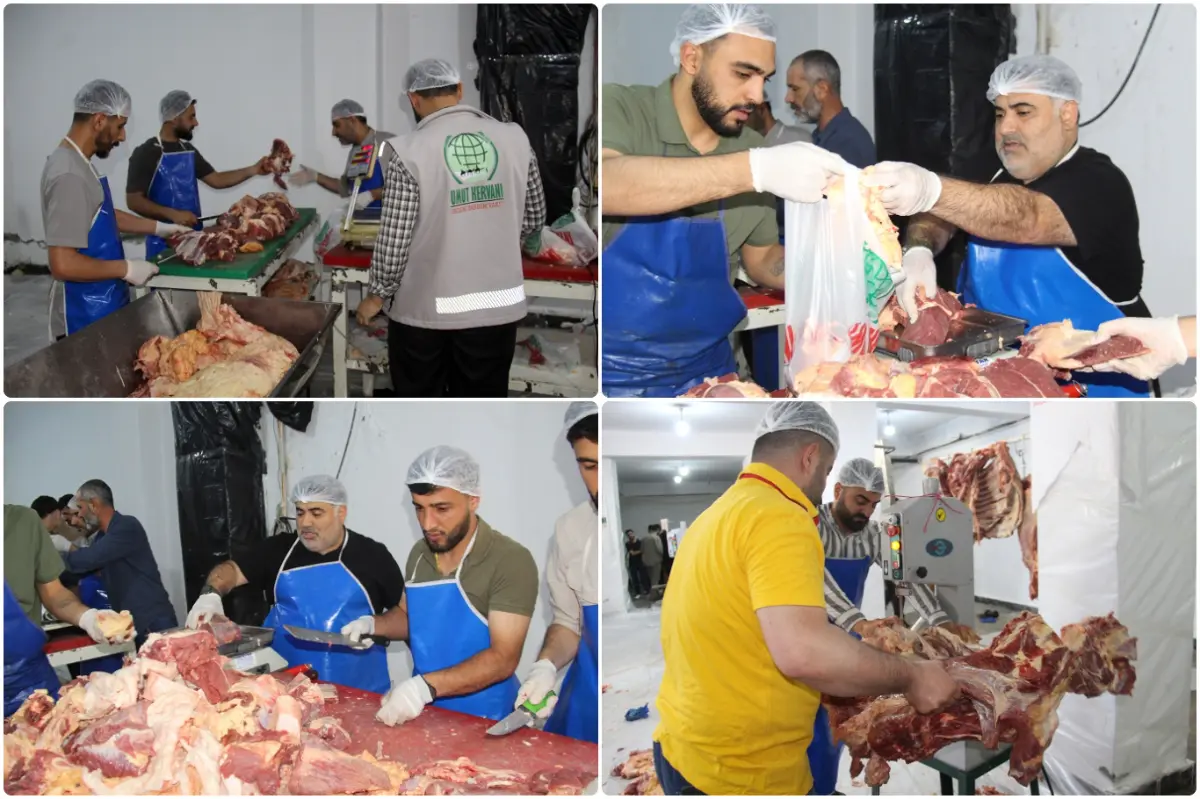 Diyarbakır'da kurban etleri dağıtıma hazır galeri görseli 4