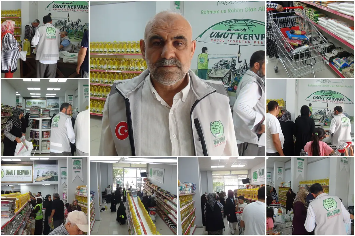 Gaziantep Umut Kervanından ihtiyaç sahiplerine "Sosyal Market" desteği