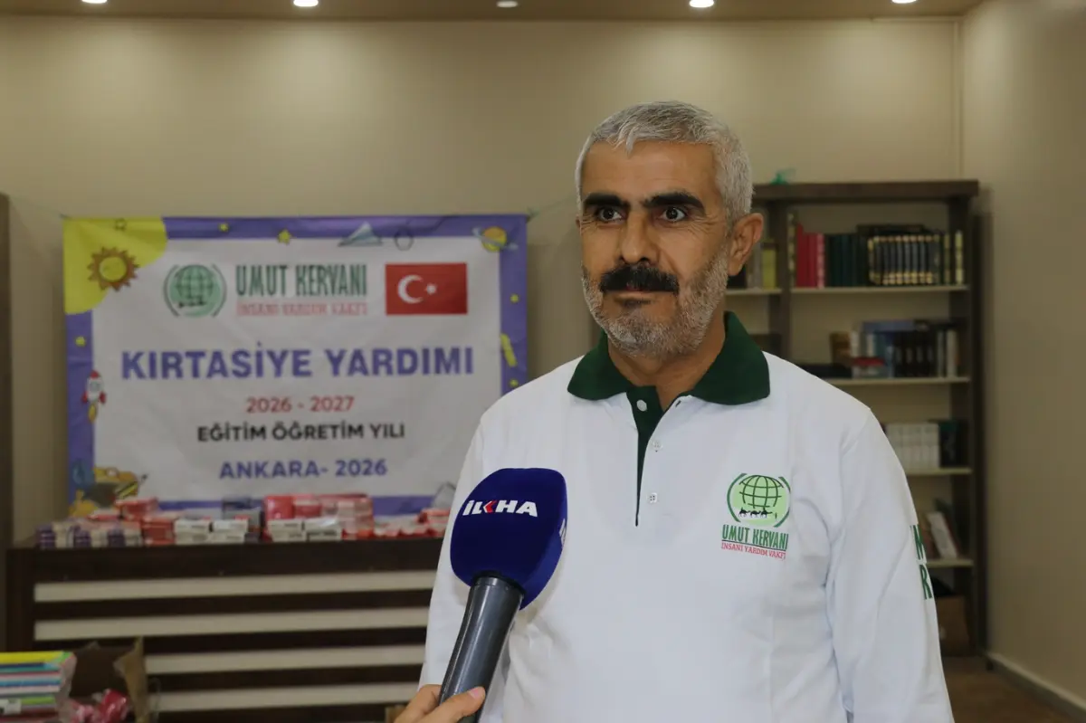 Ankara Umut Kervanından onlarca öğrenciye kırtasiye desteği galeri görseli 6