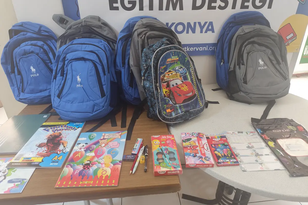 Konya Umut Kervanı’ndan yetim ve muhtaç ailelerin çocuklarına eğitim desteği galeri görseli 1