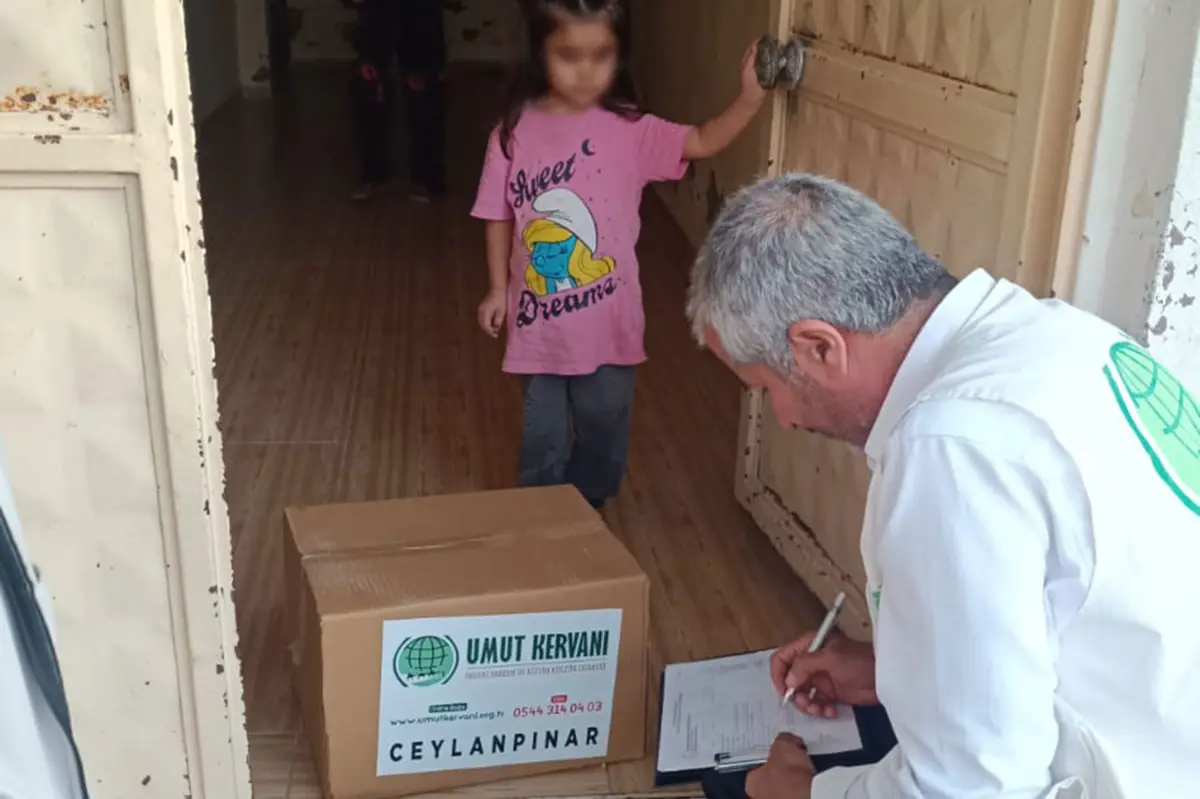 Umut Kervanı Ceylanpınar'da "umut" olmaya devam ediyor galeri görseli 2