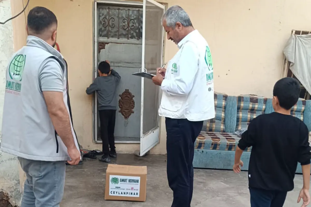 Umut Kervanı Ceylanpınar'da "umut" olmaya devam ediyor galeri görseli 5