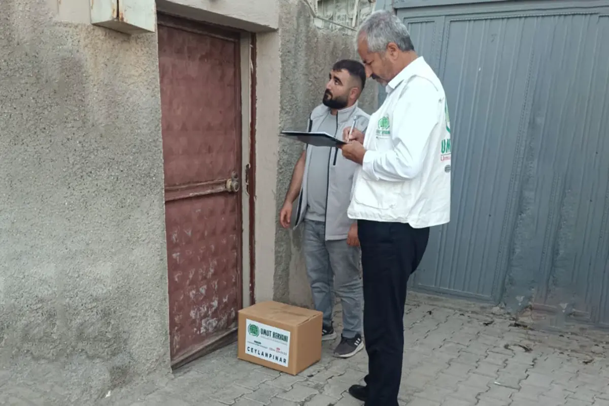 Umut Kervanı Ceylanpınar'da "umut" olmaya devam ediyor galeri görseli 4