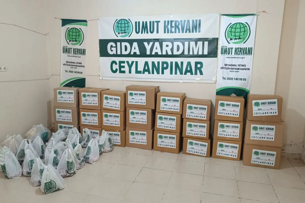 Umut Kervanı Ceylanpınar'da "umut" olmaya devam ediyor galeri görseli 7